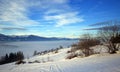 Beautiful winter scenery in Bukowina Tatrzanska